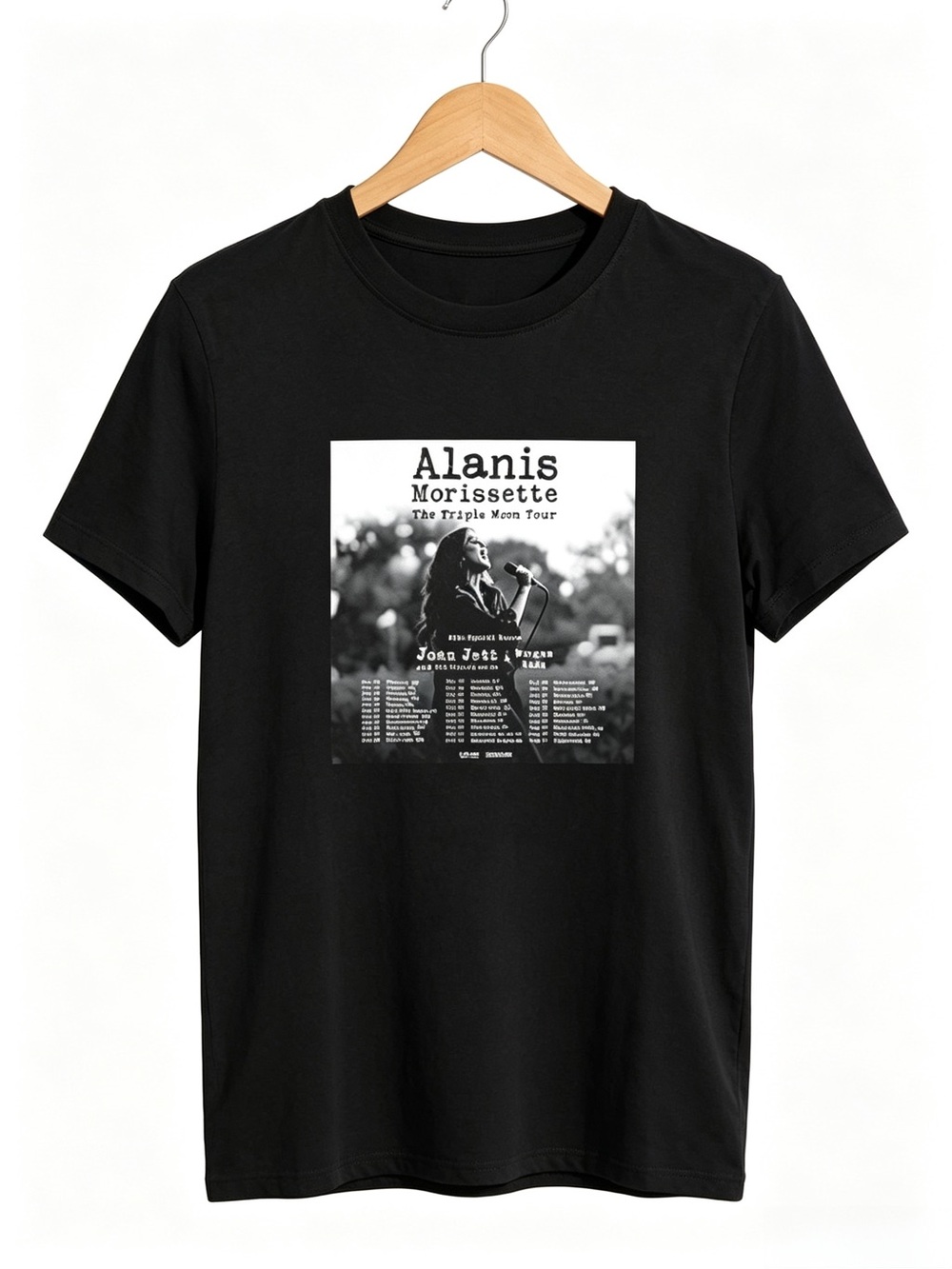 Alanis Morissette Triple Moon Tour Concert Graphic Womens Mens T-shirt Unisex